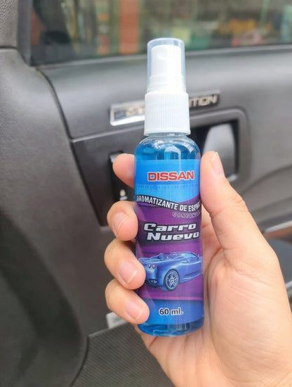 COMBO RESTAURADOR DE PARTES NEGRAS + TOALLA DE MICROFIBRA + AROMATIZANTE CARRO NUEVO